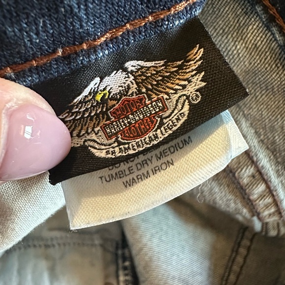 Women’s Harley Davidson bootcut jeans medium wash size 8 - Picture 3 of 8
